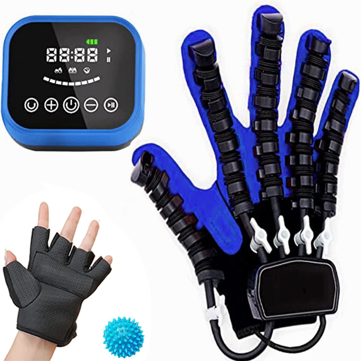 XUETAO 2nd Generation Rehabilitation Robot Gloves - Hemiplegia Hand Therapy & Finger Training for Stroke Recovery - Right Hand, Size M - Assist in Daily Activities & Hand Function Improvement