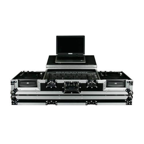 Marathon MA-DJCDI19WLT Heavy Duty Flight Road Case - Durable DJ Equipment Travel Case for Music Producers & Performers - Perfect for Air Travel, Studio Storage & Live Gigs