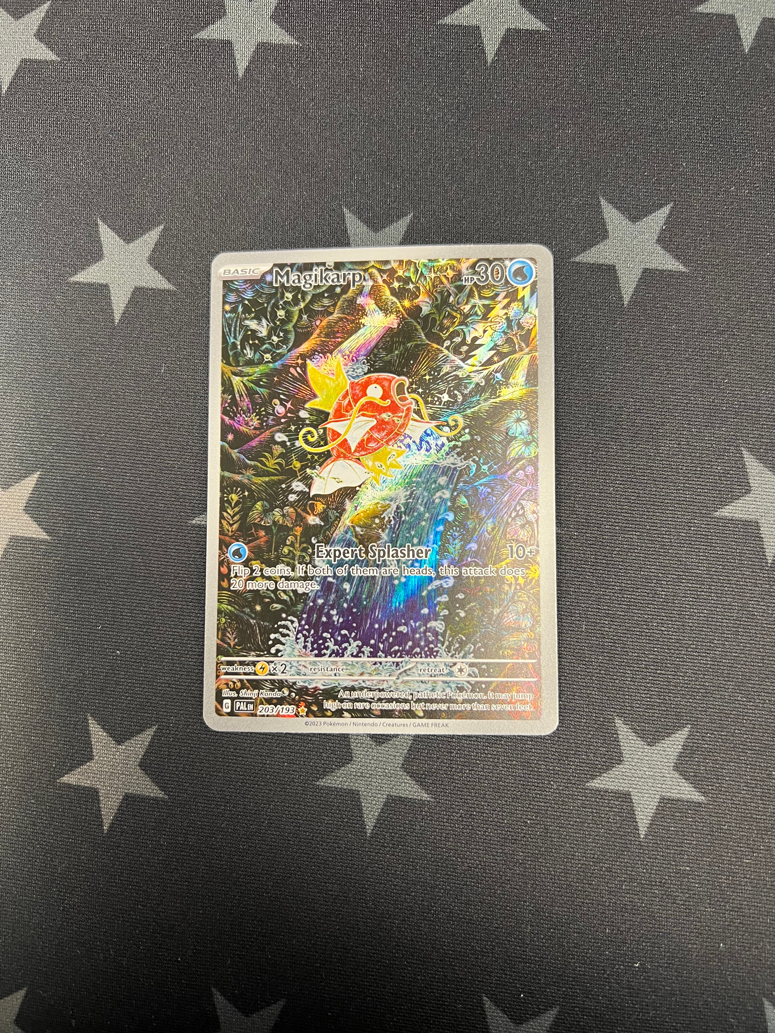 Magikarp Pokemon Illustration Rare Card - Paldea Evolved 203/193 LP - Perfect for Pokemon TCG Collectors & Competitive Play