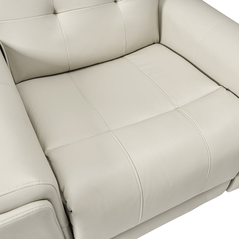 Horace Lift Support Deluxe Power Recliner Chair - Electric Massage Reclining Sofa with USB Charger & Cup Holders - Perfect for Living Room, Home Theater & Elderly Comfort