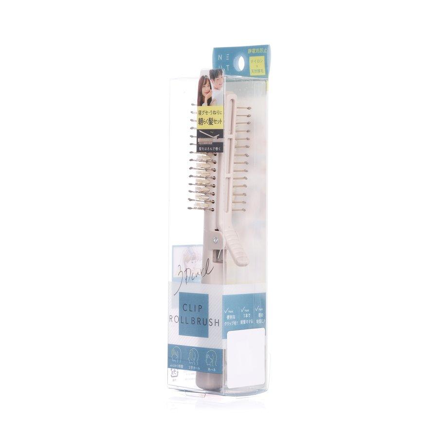 STARLAB NEUT Clip Roll Brush - 1pc Professional Hair Styling Brush for Smoothing & Detangling - Perfect for Home, Salon, and Travel Use