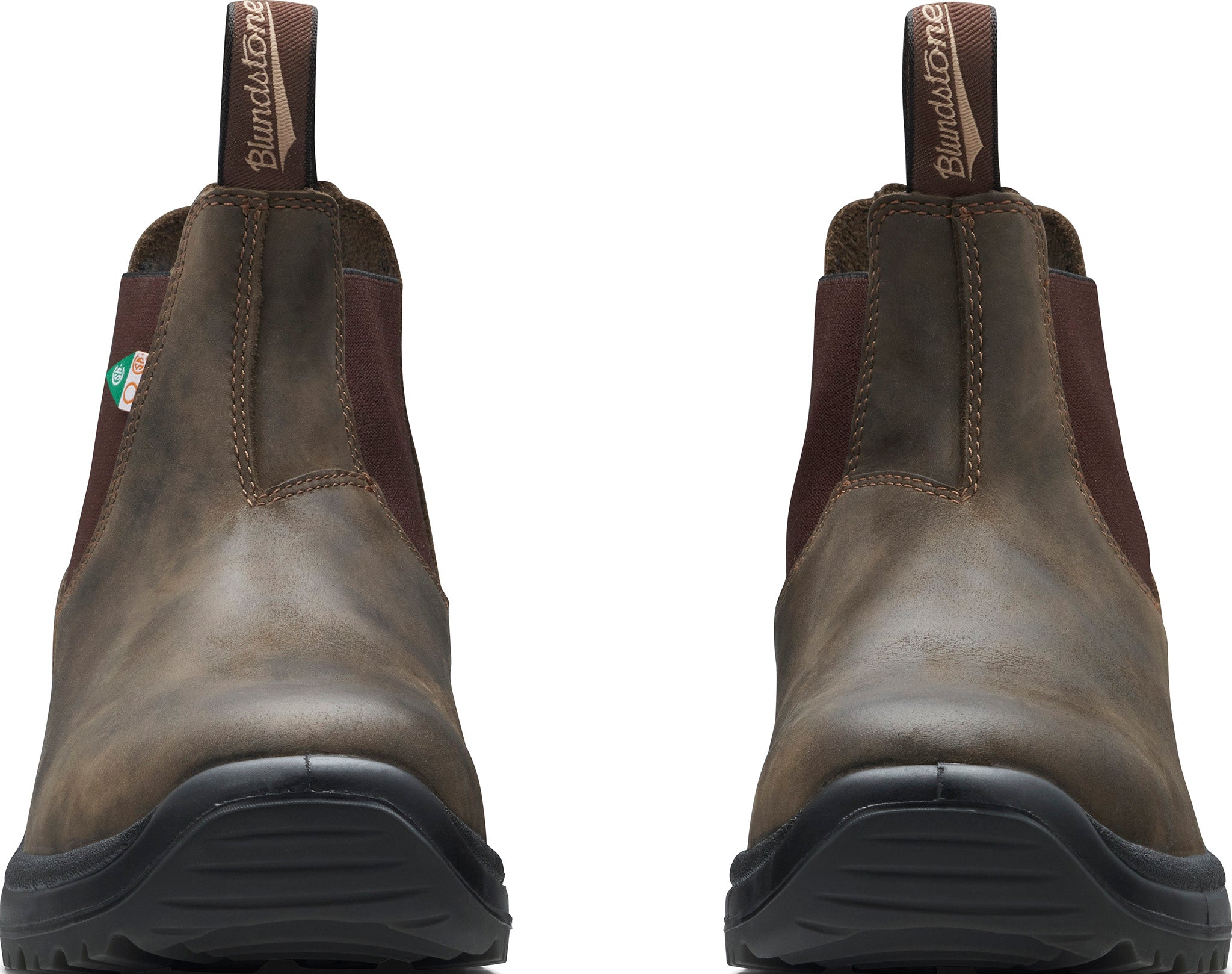 180 Work & Safety Waxy Rustic Brown Boots - Unisex Steel Toe Work Boots for Men & Women - Durable Construction Boots for Outdoor Work, Hiking & Heavy Duty Jobs