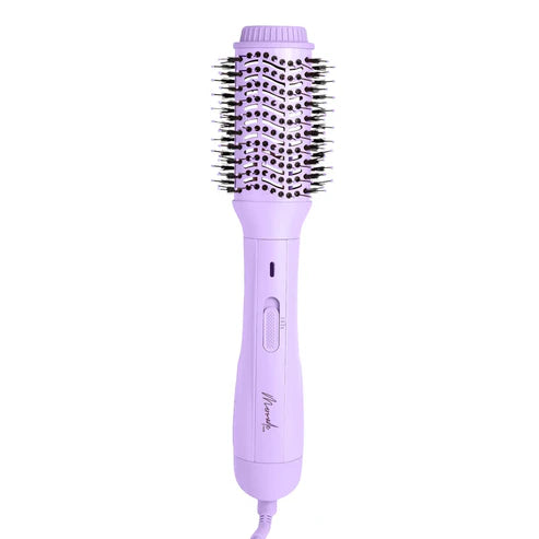 Mermade Hair Blow Dry Blush Brush - Baby Lilac Hair Styler for Smooth Blowouts & Salon-Quality Results at Home | Perfect for Daily Styling & Special Occasions