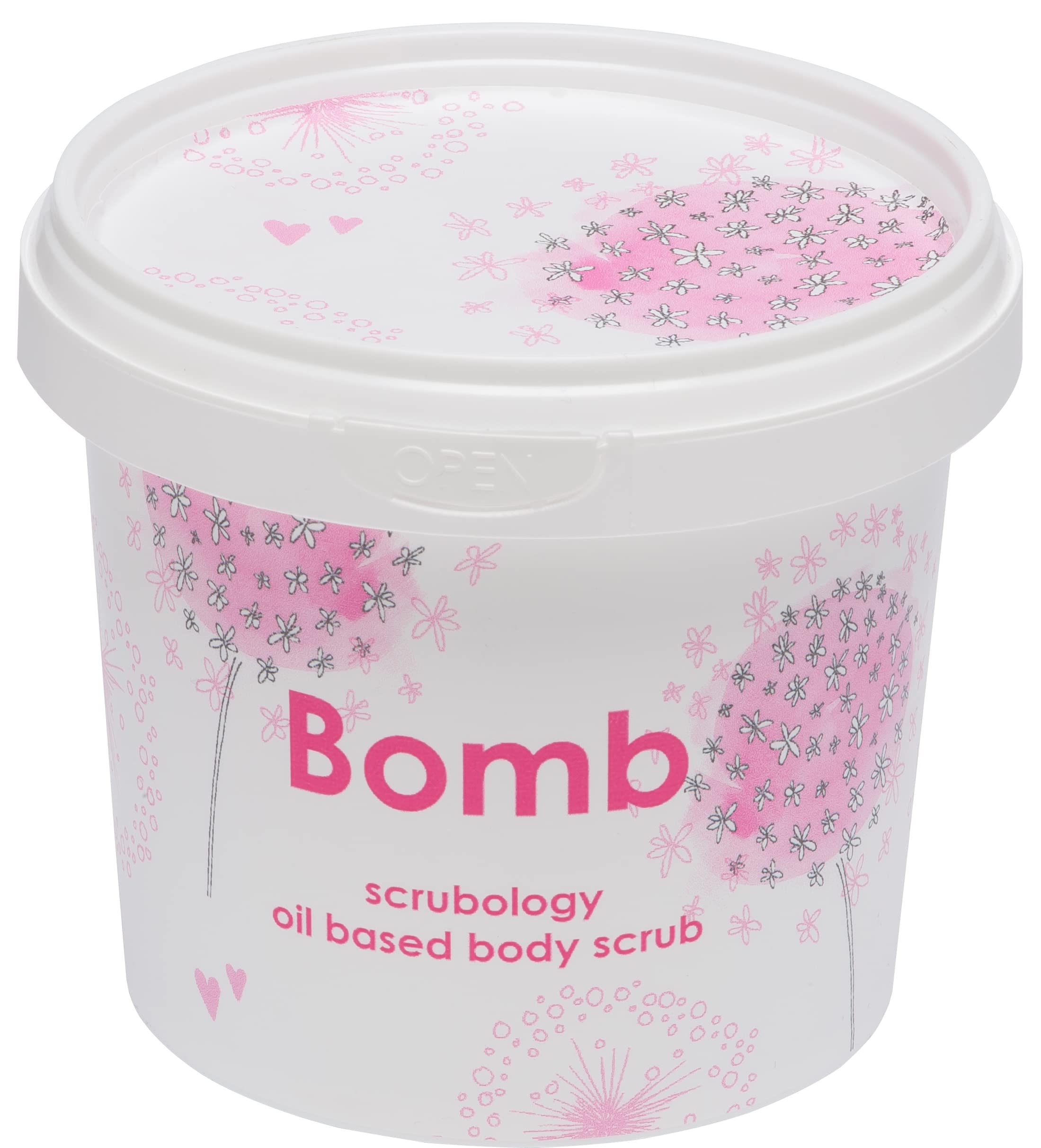 Bomb Cosmetics Scrubology Body Scrub - 12.3 oz (365ml) Exfoliating & Moisturizing Sugar Scrub for Smooth Skin - Perfect for Shower, Spa & Self-Care Routine