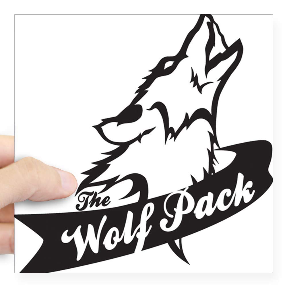CafePress Logo Sticker - Square Car Decal for Bumpers & Laptops
