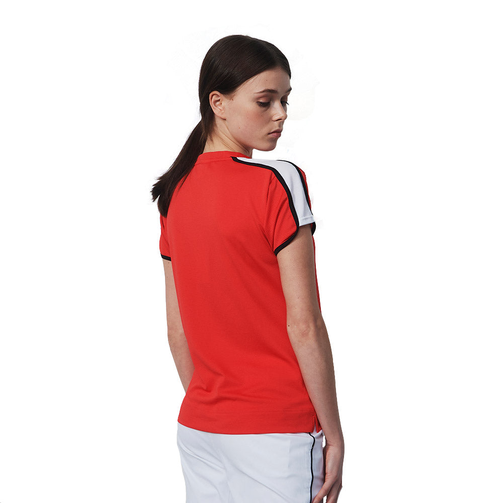 Women's Cap Sleeve Polo Shirt for Sports & Daily Wear - Breathable Active Top for Golf, Tennis & Casual Outfits