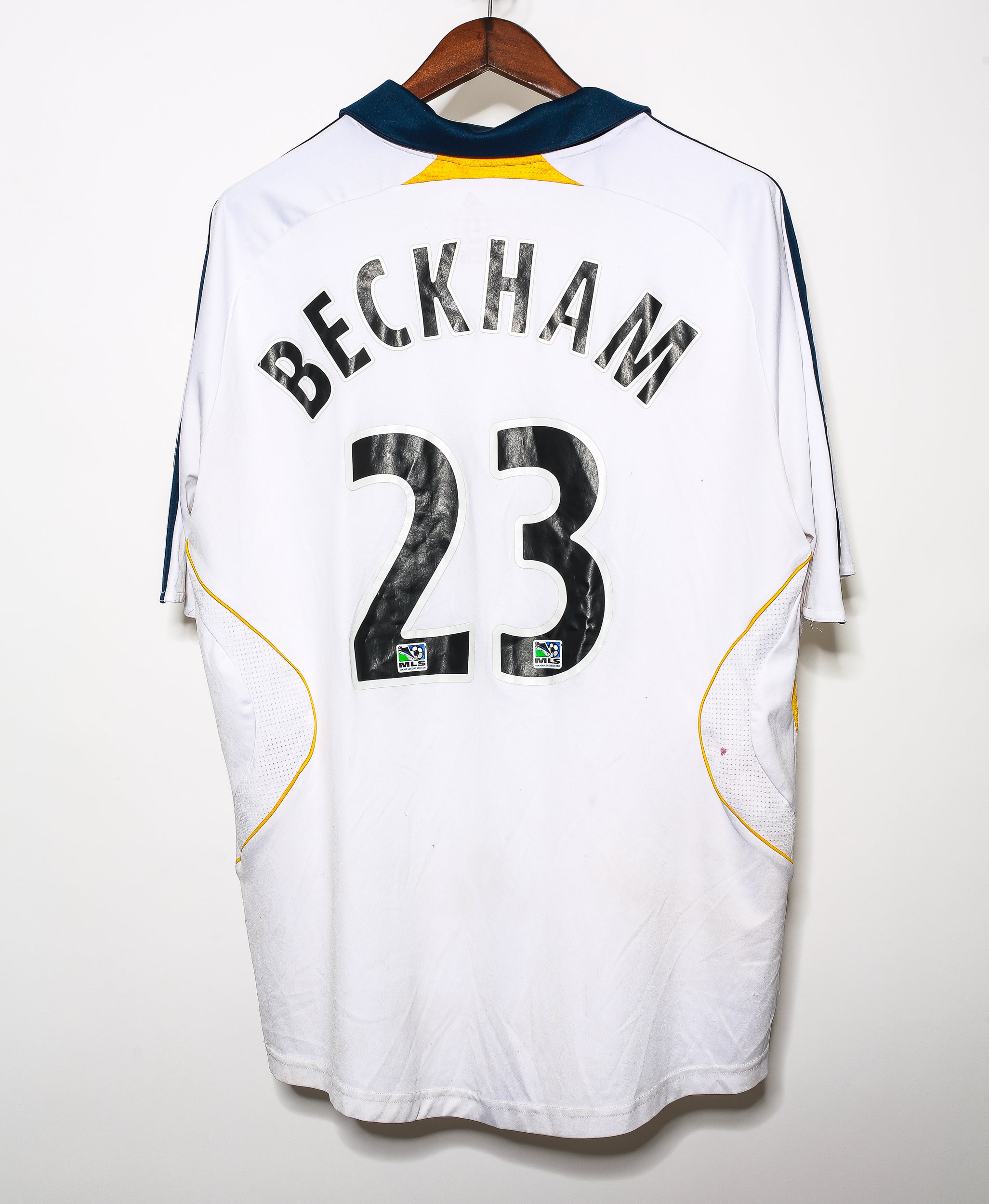 2006 Los Angeles Galaxy David Beckham Home Soccer Jersey #23 - Authentic Replica for Fans & Collectors - Perfect for Matchdays, Cosplay, and Sports Memorabilia Display