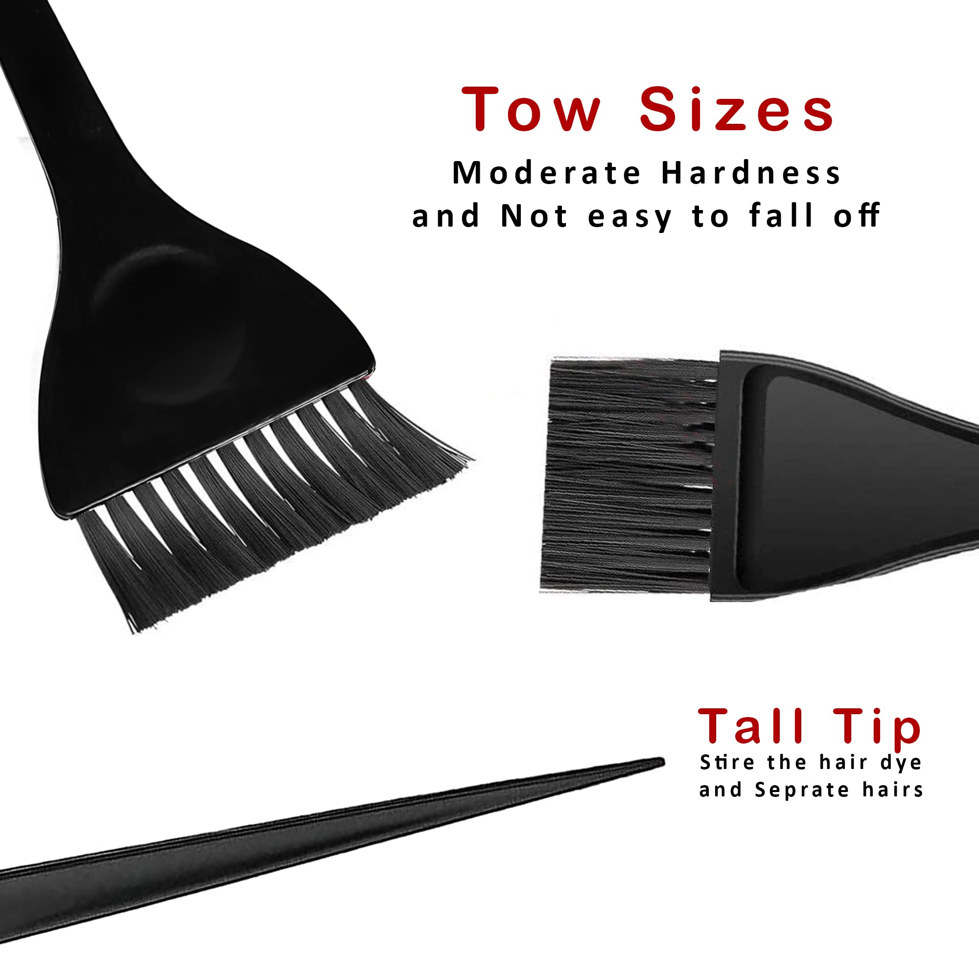 Rodzina 2-Piece Hair Coloring Brush Set - Professional DIY Hair Dye Tools for Salon & Home Use | Perfect for Highlights, Root Touch-Ups & All-Over Color Application