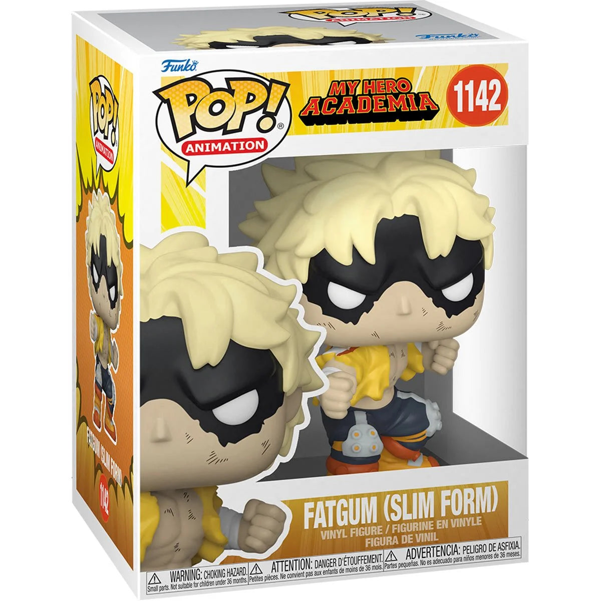 My Hero Academia Fat Gum Slim Form Action Figure - Collectible Anime Toy for Fans, Perfect for Display & Cosplay