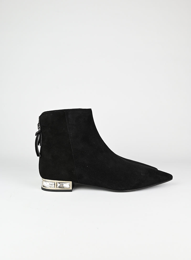 Miu Miu Black Suede Ankle Boots Size 35.5 - Stylish & Comfortable Women's Shoes for Office, Party & Everyday Wear