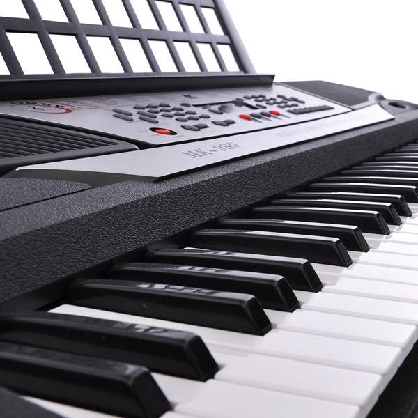 TheLAShop 61-Key Portable Electronic Keyboard Piano MK980 - Perfect for Beginners, Home Practice & Live Performances