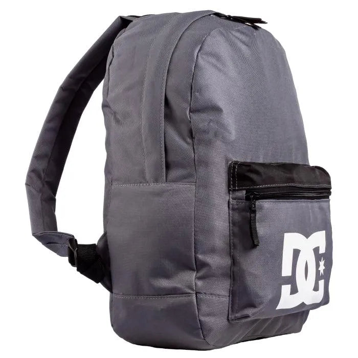 DC Nikel Bag 4 Backpack - Stylish Gray & Black Laptop Backpack for School, College, Travel & Work | Durable Water-Resistant Design for Everyday Use