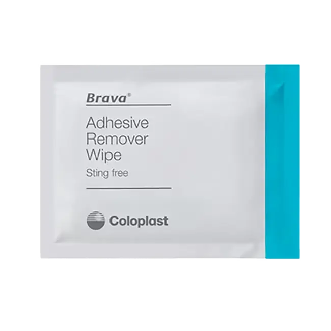 COL12011 Brava Adhesive Remover Wipes - Gentle Sticker & Glue Residue Cleaner for Skin, Fabric & Surfaces - Perfect for Tattoo Aftercare, Label Removal & Craft Cleanup