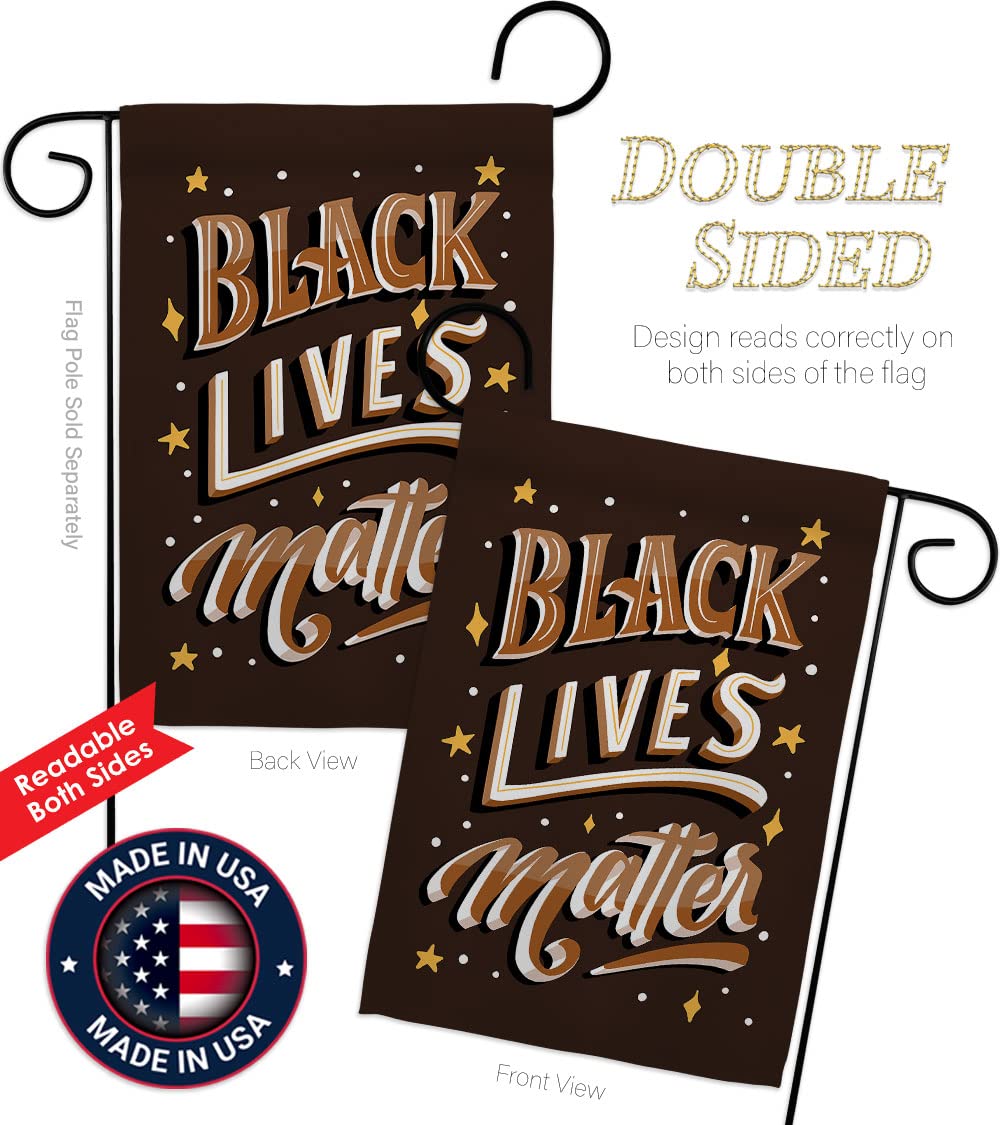 BLM Unity Garden Flag 13x18.5