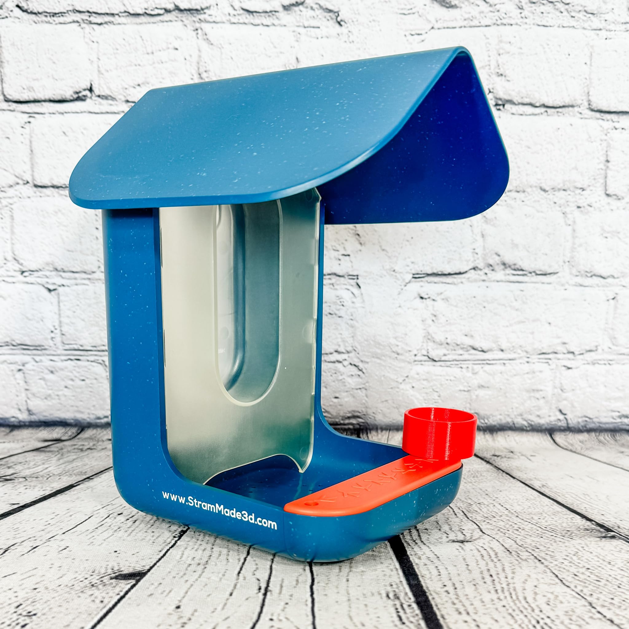 Hummingbird Cup Holder for Bird Buddy - Red Feeder Cup with Attachable Holder | Perfect for Backyard Bird Watching & Garden Decor