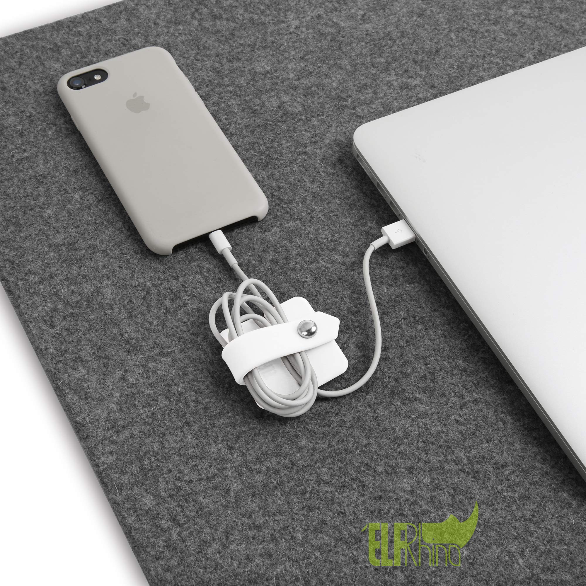 3-Pack Silicone Earphone Organizer & Cable Winder - Tangle-Free Headphone Cord Wrap Manager for Travel, Gym, and Office Use