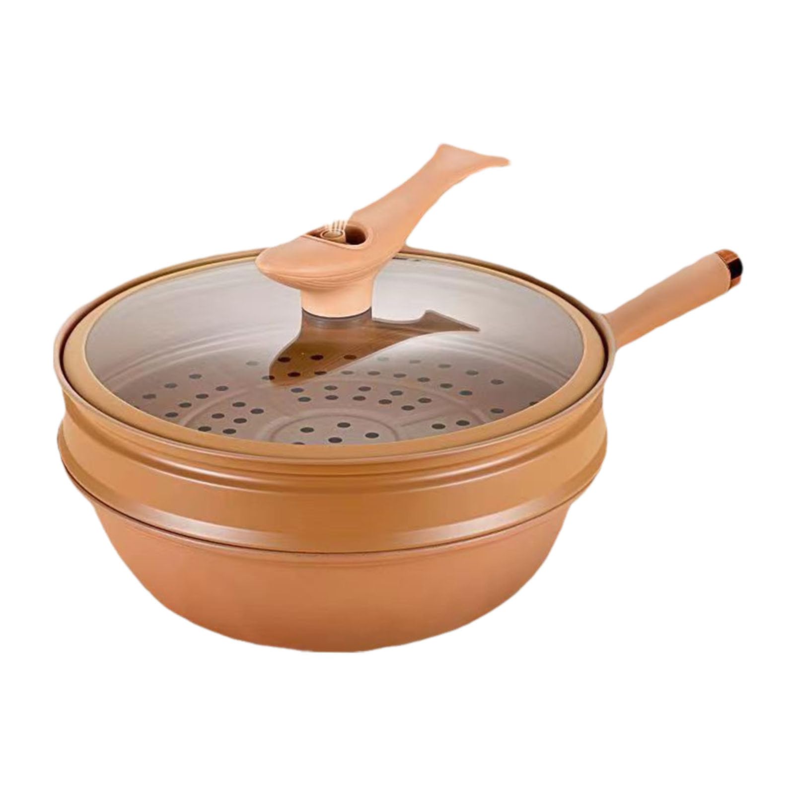 Premium Stainless Steel Pressure Cooker - 6 Quart Non-Stick Multi-Cooker with Lid & Steamer Basket | Fast Cooking, Energy Efficient | Perfect for Home Cooking, Meal Prep & Pressure Canning