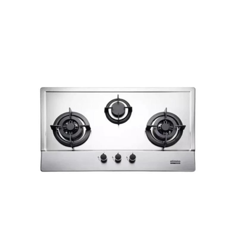 Europace ECH9148A 90cm Premium Stainless Steel Inclined Range Hood + EBH3391U Otimmo 3 Burner Slim Built-in Gas Hob Cooker for Modern Kitchen - Perfect for Home Cooking, Baking & Entertaining