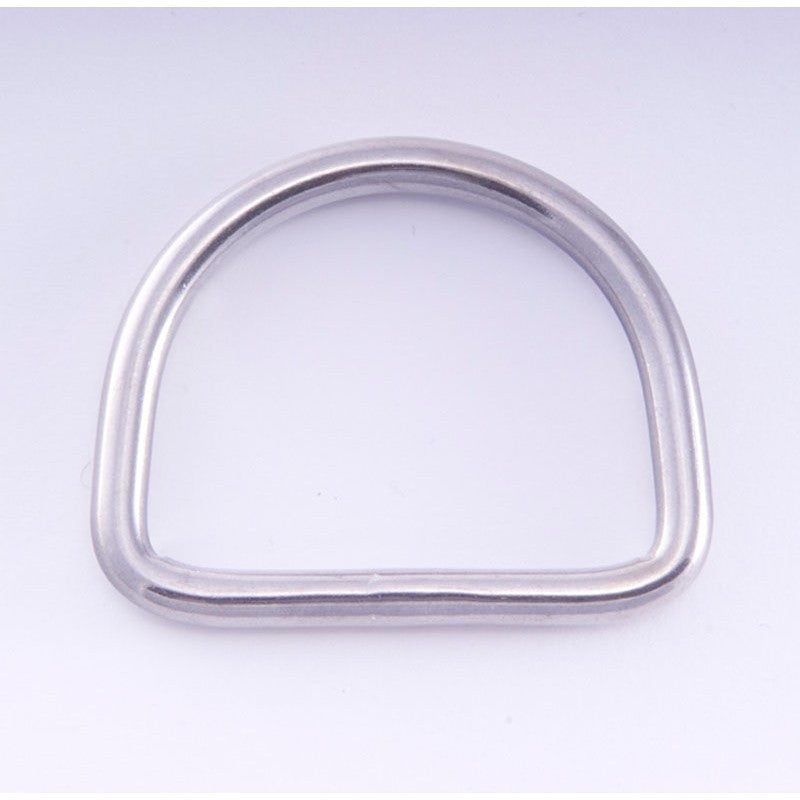 Stainless Steel D-Ring for Dog Collars & Leashes - Heavy Duty Bent D-Ring for Pet Accessories - Perfect for Training, Walking & Outdoor Adventures
