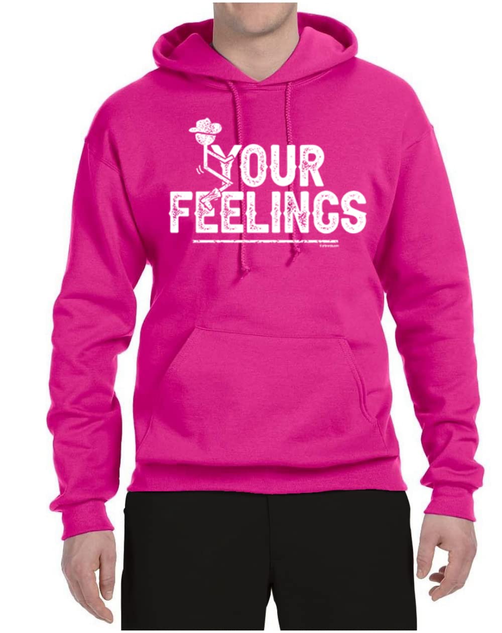 Wild Bobby Your Feelings Cowboy Graphic Hoodie - Unisex Pop Culture Sweatshirt for Men & Women | Perfect for Casual Wear, Street Style & Gift Giving