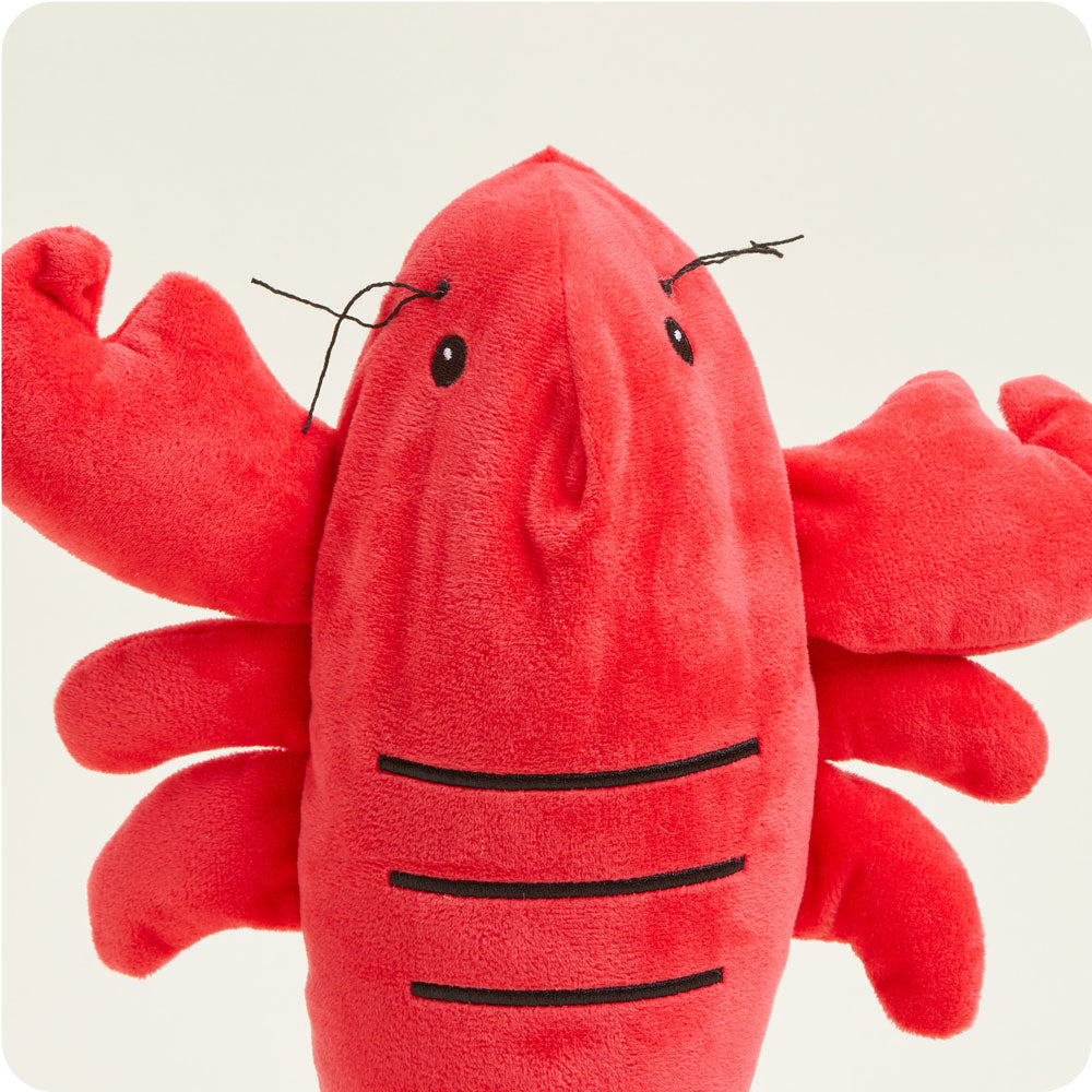 Weighted Heated Lobster Stuffed Animal - Warmies Plush Toy for Adults & Kids | Microwaveable Heating Pad for Stress Relief, Anxiety, and Muscle Pain | Perfect for Relaxation, Gifts, and Cold Weather Comfort