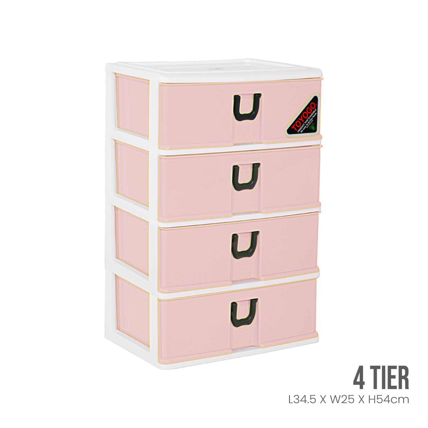 WHITE FRAME - SWEET PINK DRAWER (408-4WF-SPK)