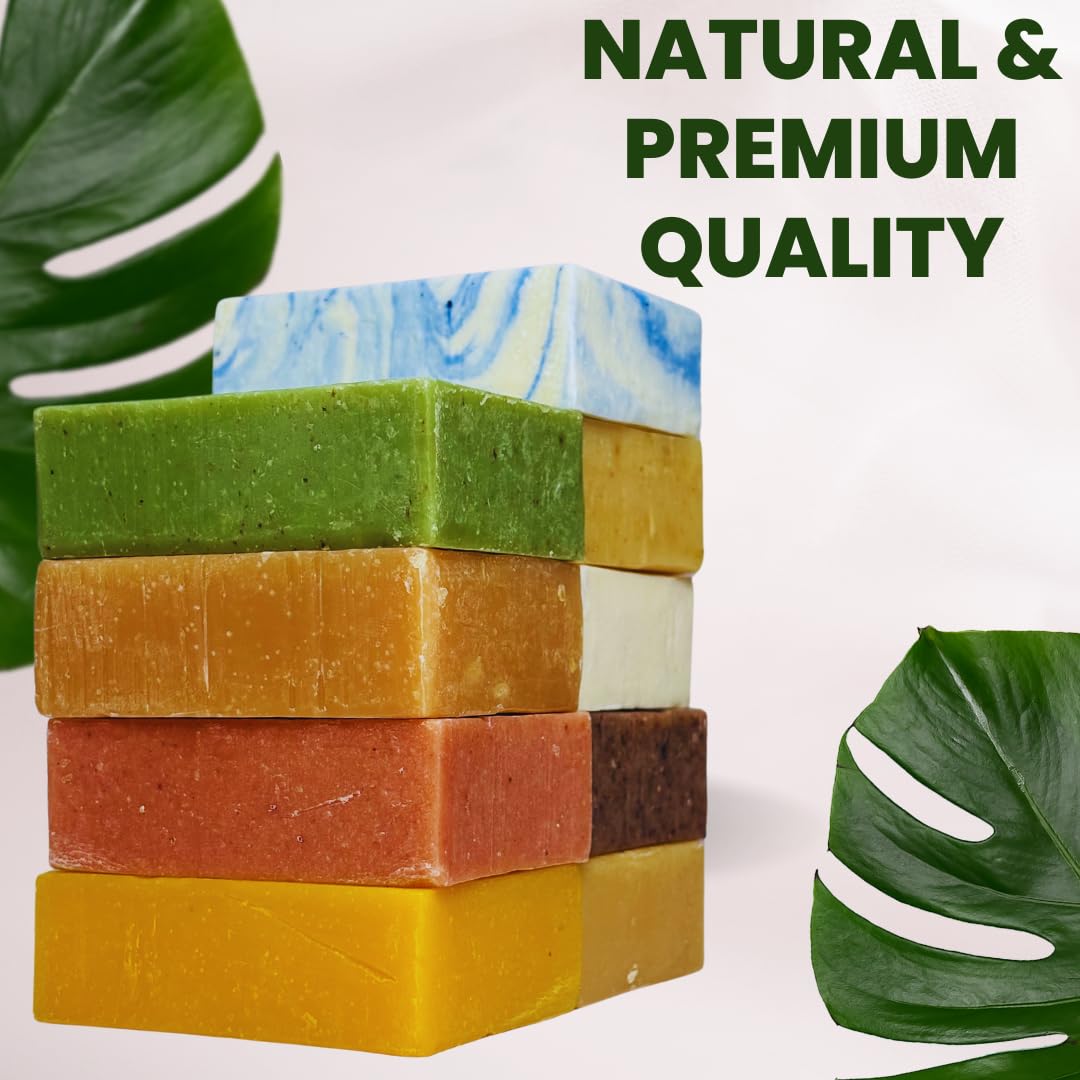 Handmade Fresh Mint Bath Soaps - 100% Natural, Organic & Moisturizing - Perfect for Relaxation, Spa Days & Gift Giving