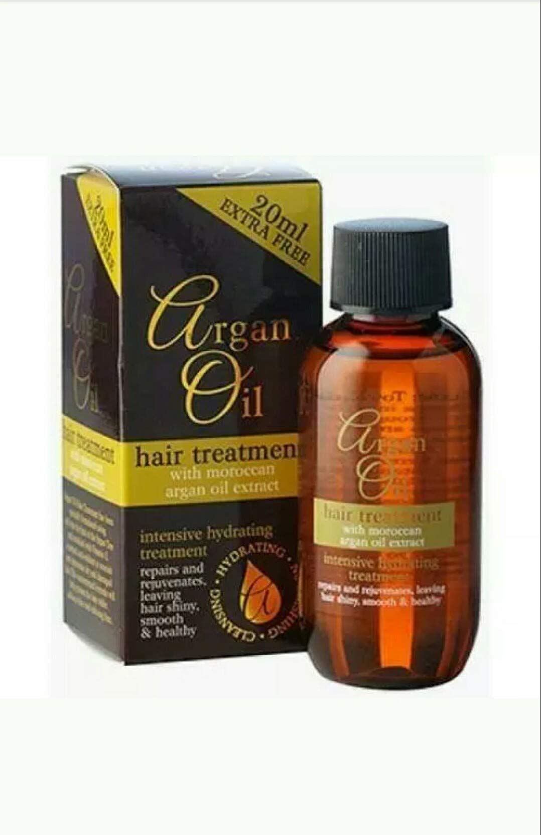 Pure Moroccan Argan Oil Hair Treatment - 50ml for Dry, Damaged & Frizzy Hair - Natural Hair Repair & Shine - Perfect for Daily Use & Salon Styling