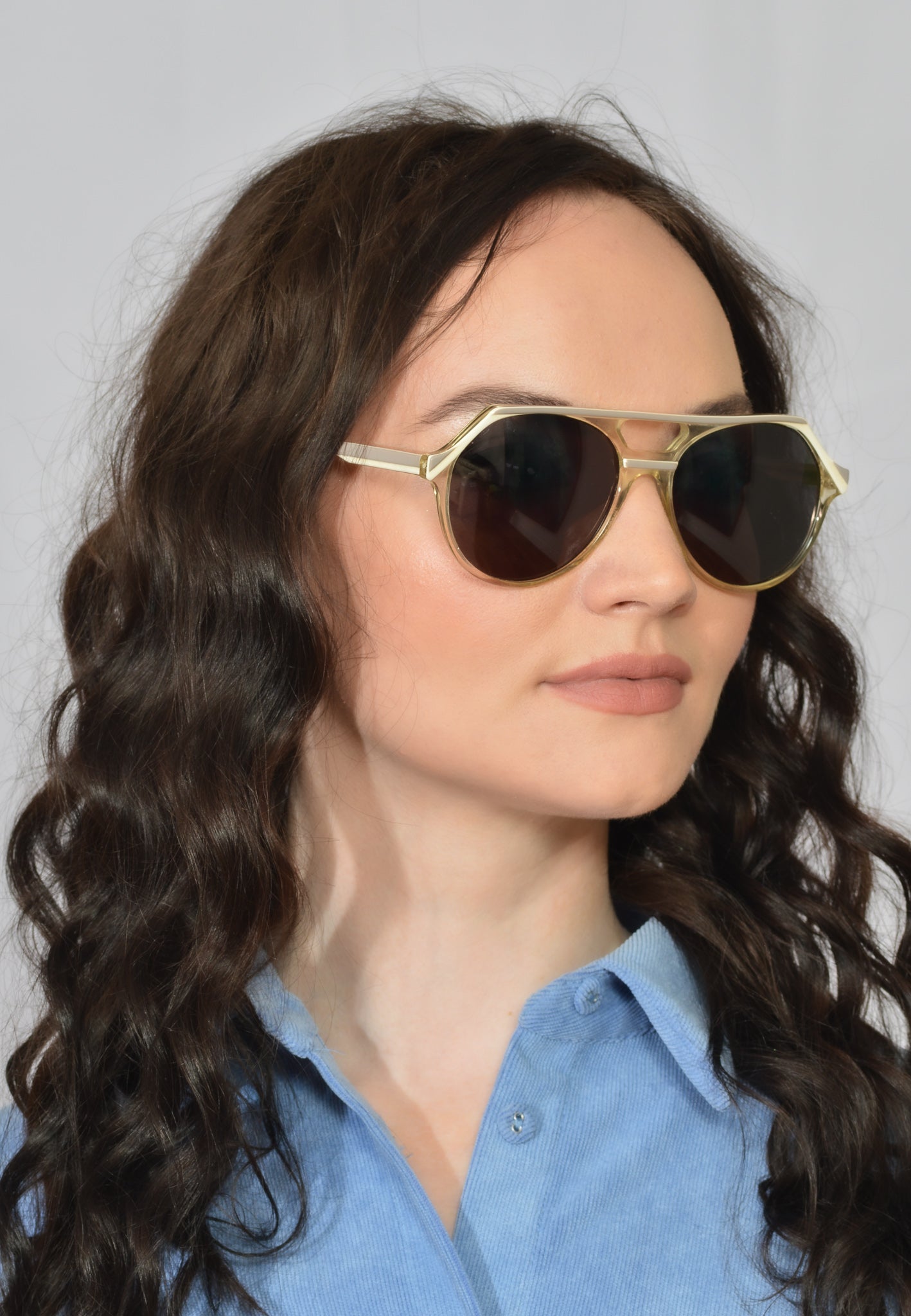 Oliver Goldsmith Rio Sunglasses - Stylish UV Protection Aviator Sunglasses for Women & Men | Perfect for Driving, Beach, and Outdoor Activities