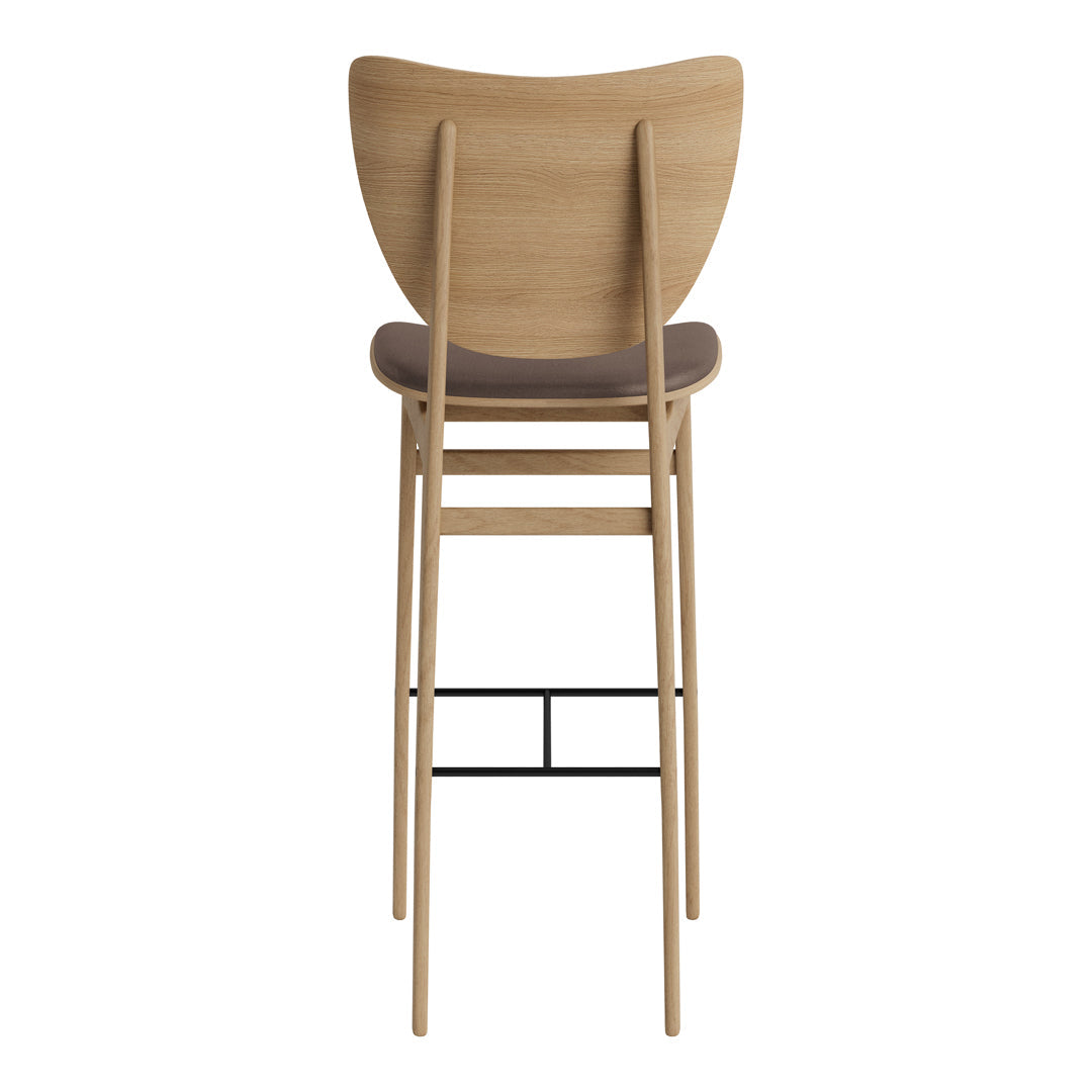 Stylish Upholstered Elephant Bar Chair - Comfortable Counter Height Stool for Kitchen Island, Breakfast Nook & Home Bar Decor