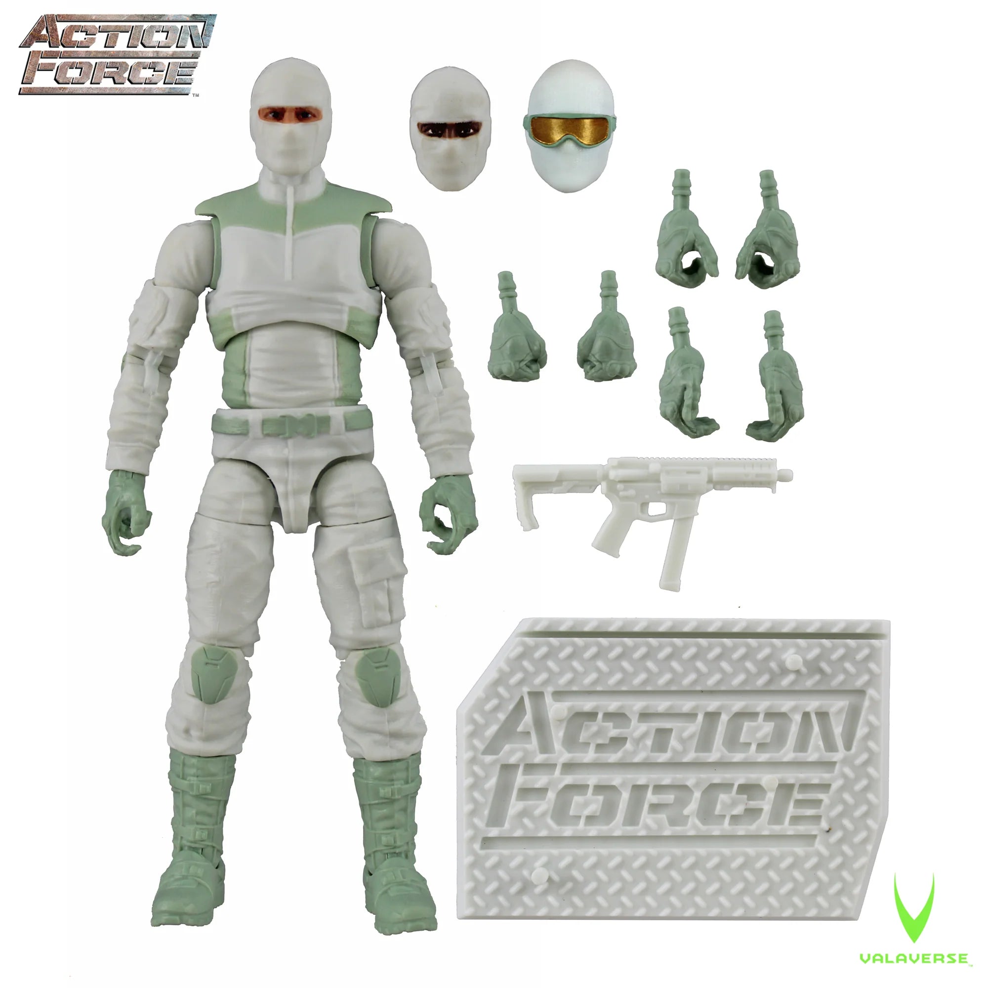 Action Force Series 4 Arctic Trooper - 6-Inch Artic Military Action Figure with Collectible Accessories | Perfect for Display, Toy Photography & Action Figure Collectors