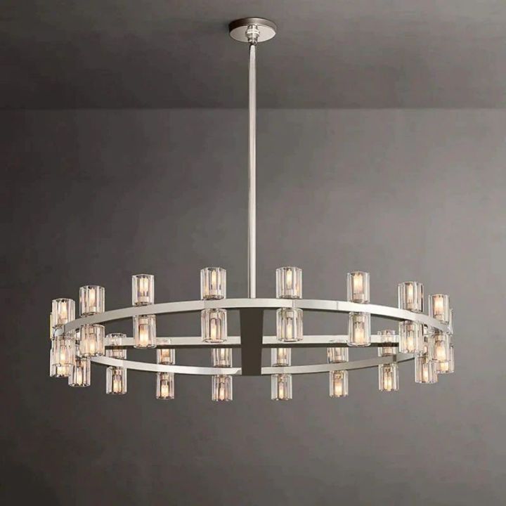 Customized Aurora Wine Glass Round Chandelier 24