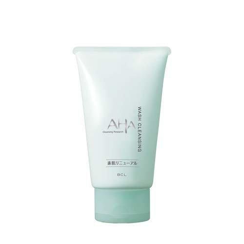 BCL AHA Cleansing Research Wash - 120g Exfoliating Face Wash for Clear Skin | Perfect for Daily Deep Cleansing & Acne-Prone Skin Care Routine