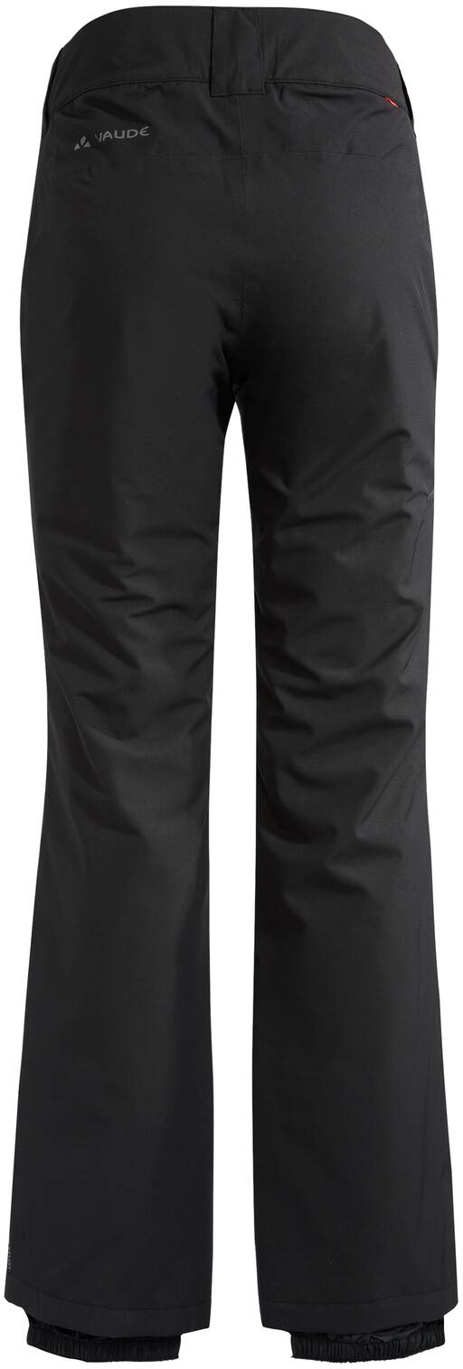 VAUDE Women's Strathcona Padded Hiking Pants - Black, Size M EU - Comfortable Outdoor Trekking & Camping Gear for Active Adventures