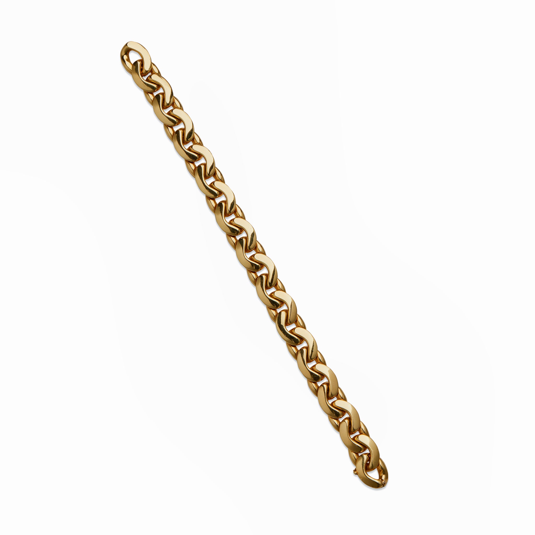 Tiffany & Co. 18K Gold Curb Link Bracelet for Women - Luxury Solid Gold Chain Bracelet Gift for Anniversary, Birthday & Special Occasions