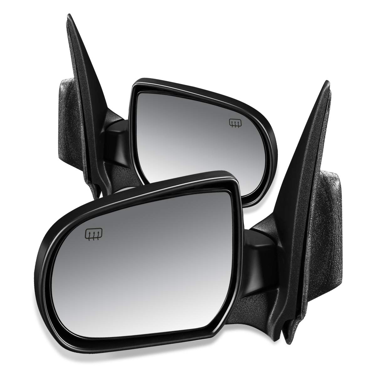 Auto Dynasty MA1320146 MA1321146 Pair OE Style Powered & Heated Side View Mirrors - Compatible with 2005-2006 Mazda Tribute | Perfect for Winter Driving & Enhanced Visibility