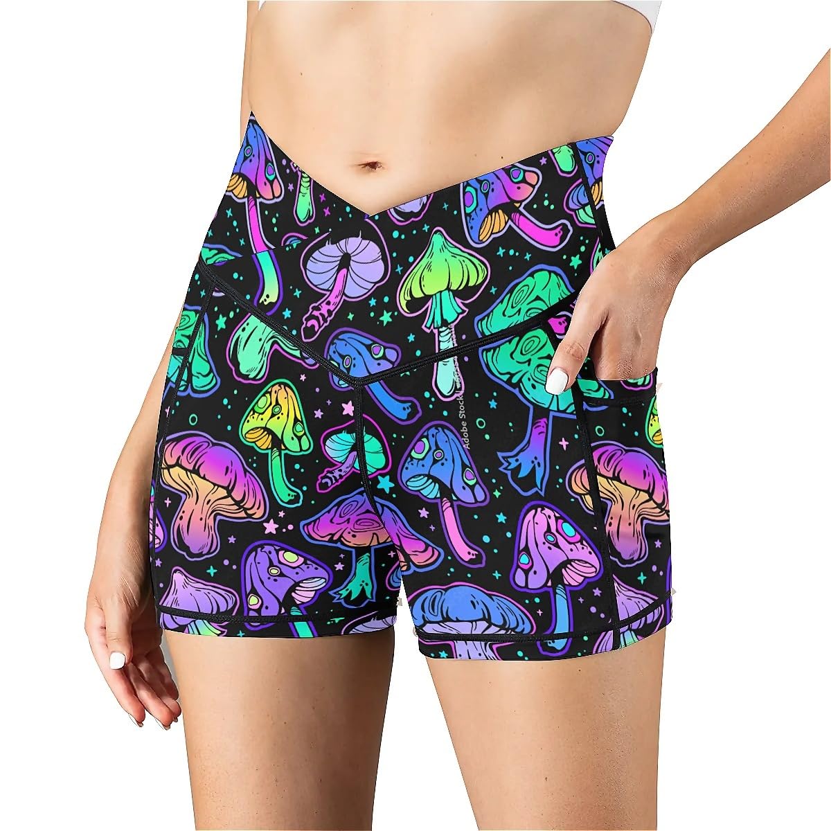 Women's High Waist Tummy Control Biker Shorts - Stretchy Spandex Workout Shorts for Yoga, Running, Gym & Athletic Activities | Perfect for Fitness, Lounge & Everyday Wear