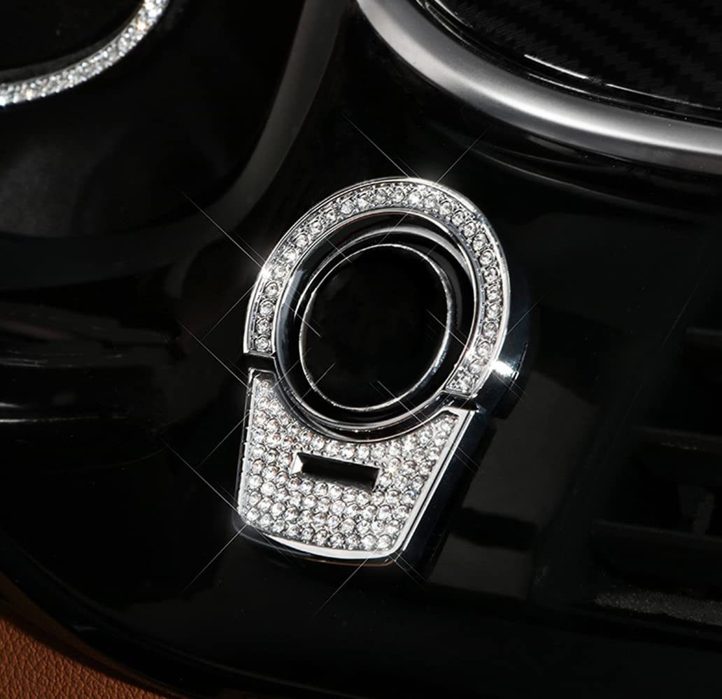 Sparkling Rhinestone Decal for BMW Ignition Start Button 2013-2017 Models - Car Interior Bling Accessory for Luxury Style & Personalization | Perfect for Car Enthusiasts & Customization Lovers