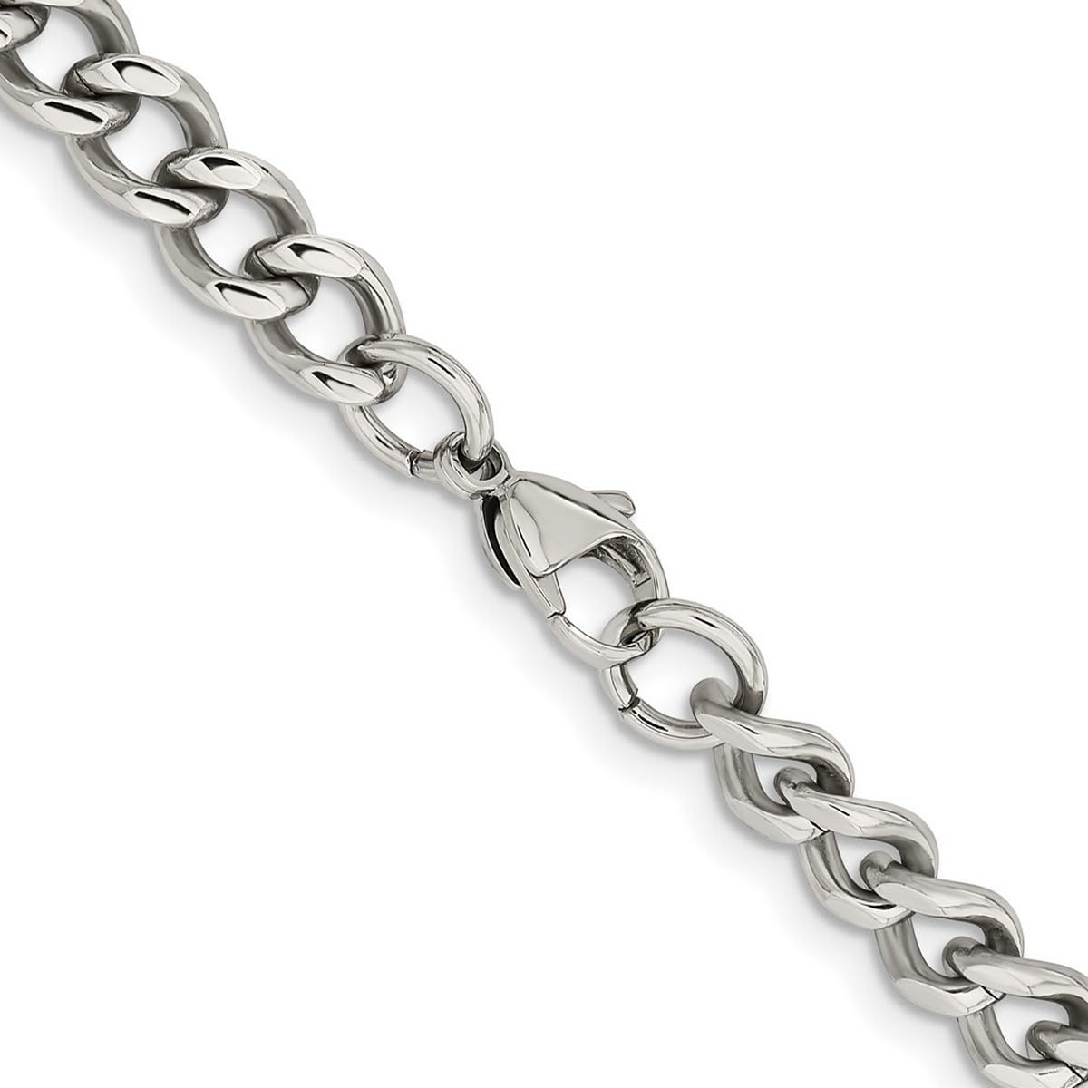 Stainless Steel Curb Chain Necklace for Women & Men - Adjustable 16-30 Inch Lengths | Durable Fashion Jewelry for Everyday Wear, Gifts & Layering