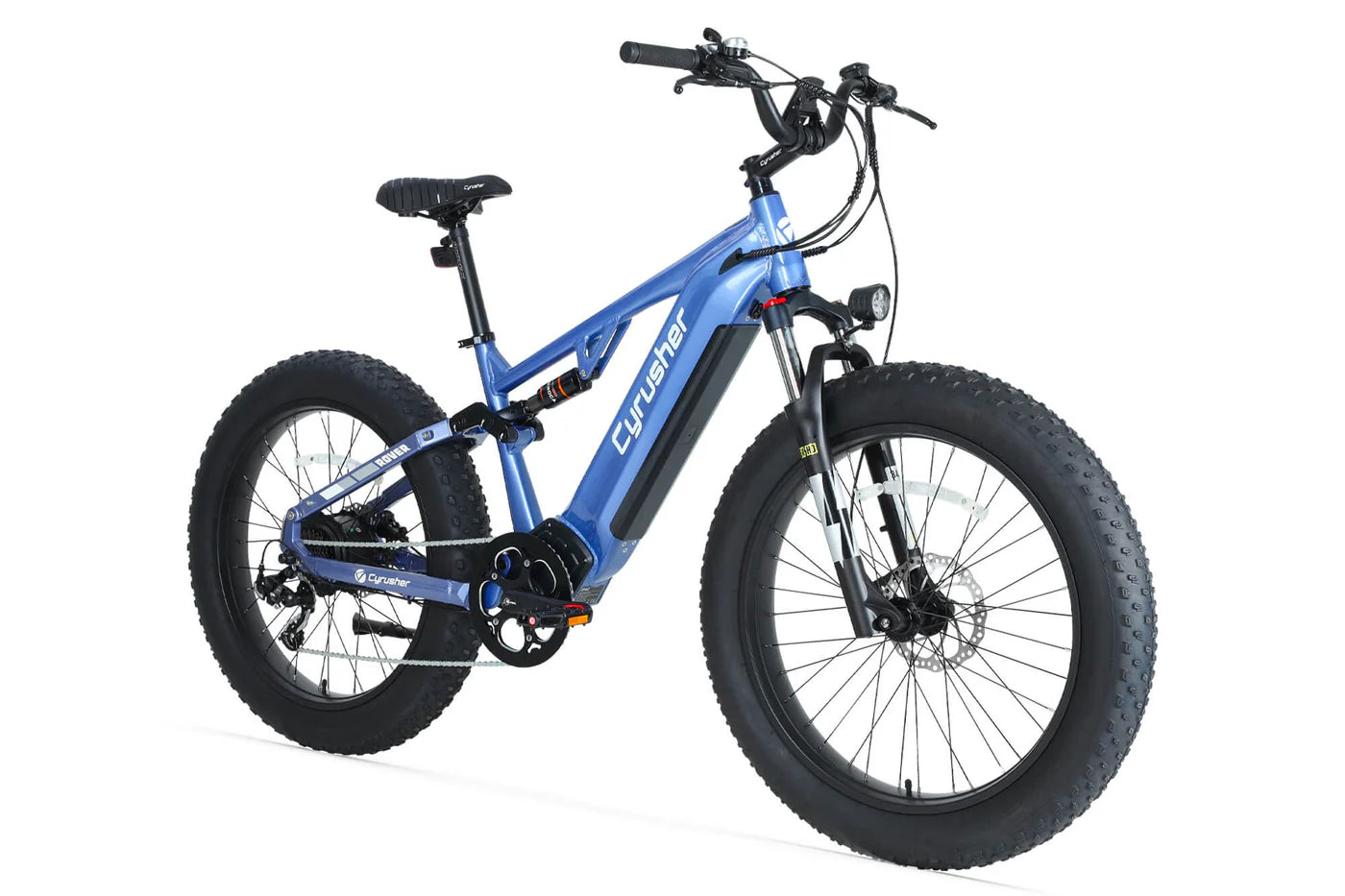 Cyrusher Rover 750W Electric Bike - 28 MPH, 62 Mile Range, Full Suspension - Perfect for Commuting, Off-Road Adventures & Urban Exploration