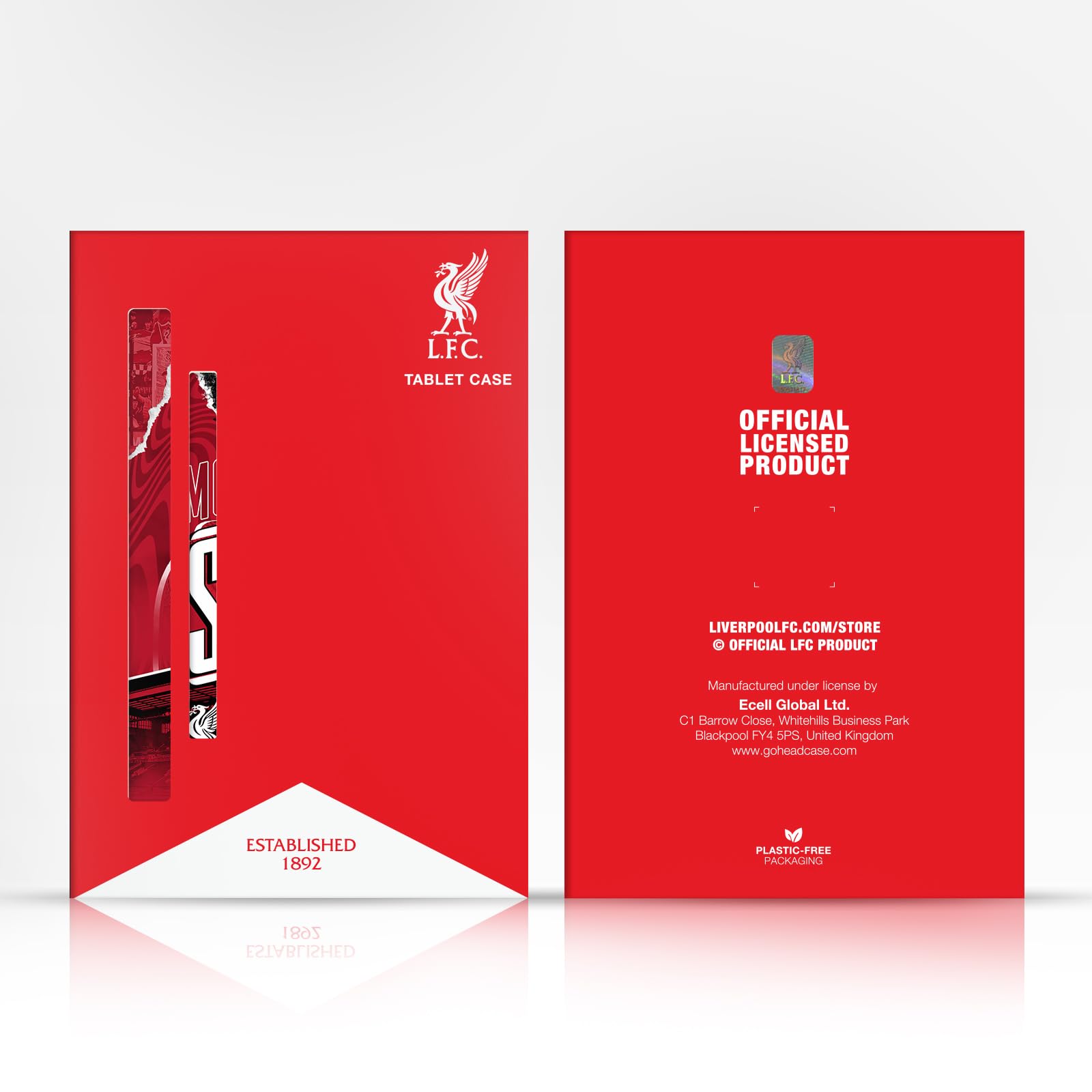 Official Liverpool FC 2019/20 Away Kit Leather Kindle Case - Compatible with Kindle Paperwhite 1/2/3 - Premium Book Wallet Cover for Football Fans | Perfect Gift for Soccer Lovers & E-reader Protection