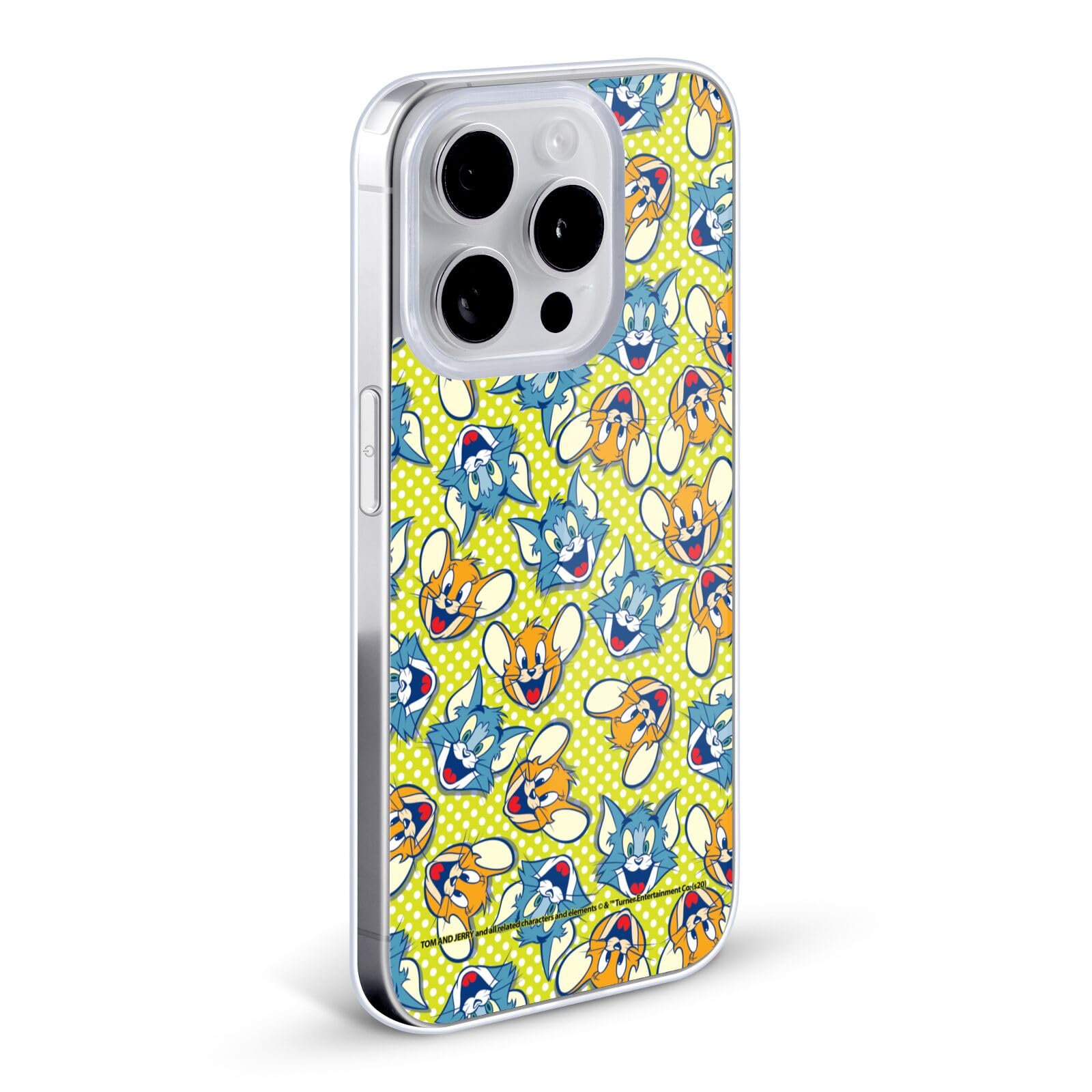 Officially Licensed Tom and Jerry Soft Gel Phone Case for iPhone 11 Pro Max - Cute Cartoon Wallpaper Design, Shockproof Protective Cover for Daily Use, Work, School and Travel