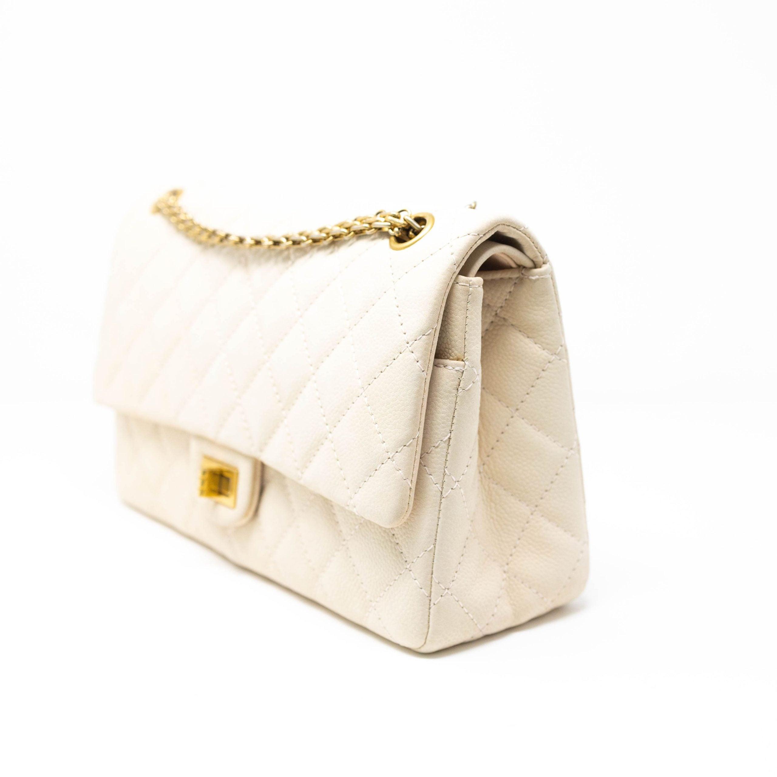 Chanel Beige 2.55 Reissue 226 Flap Bag - Authentic Luxury Handbag for Women | Perfect for Evening Events, Office & Special Occasions