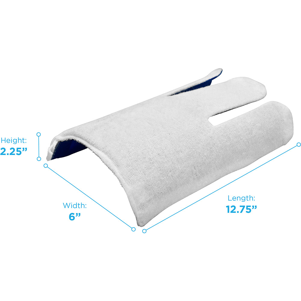 Flexible Terry Cloth Sock Aid - Assistive Device for Easy Sock Dressing - Ideal for Seniors, Arthritis & Post-Surgery Recovery (White) - Home Healthcare & Mobility Aid