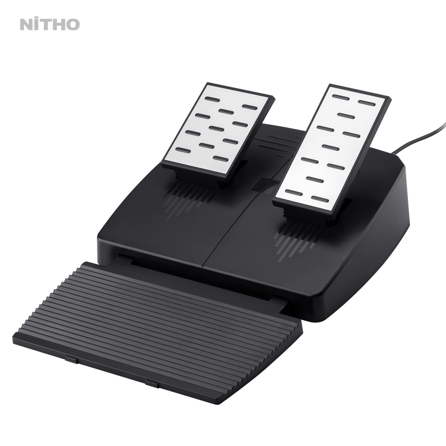 NITHO Drive Pro ONE 270 Degree Gaming Steering Wheel with Pedals & Shifter - Compatible with PS4, PC, Xbox One, Xbox Series X/S & Switch - Zero Dead Zone Racing Wheel for Simulation Games & Drifting
