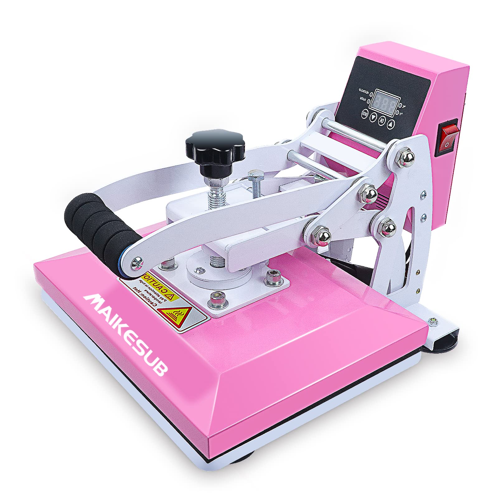 12x10 Inch Heat Press Machine for T-Shirts & HTV Projects - Digital Industrial Sublimation Printer for Heat Transfer Vinyl - Perfect for DIY Crafts, Custom Apparel & Small Business Use