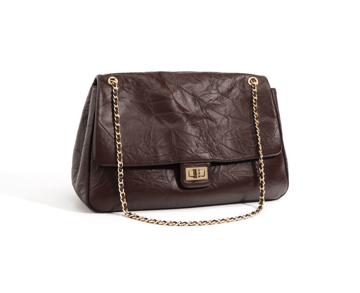 Soft Chain Strap Shoulder Bag for Women - Stylish Crossbody Purse with Adjustable Leather Strap, Perfect for Work, Travel & Evening Out