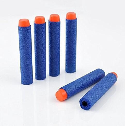 Soft Foam Full-Length Dart Refill Bullets 72x13mm - Safe for Kids, Compatible with Nerf Guns - Perfect for Indoor/Outdoor Play, Target Practice, and Family Fun