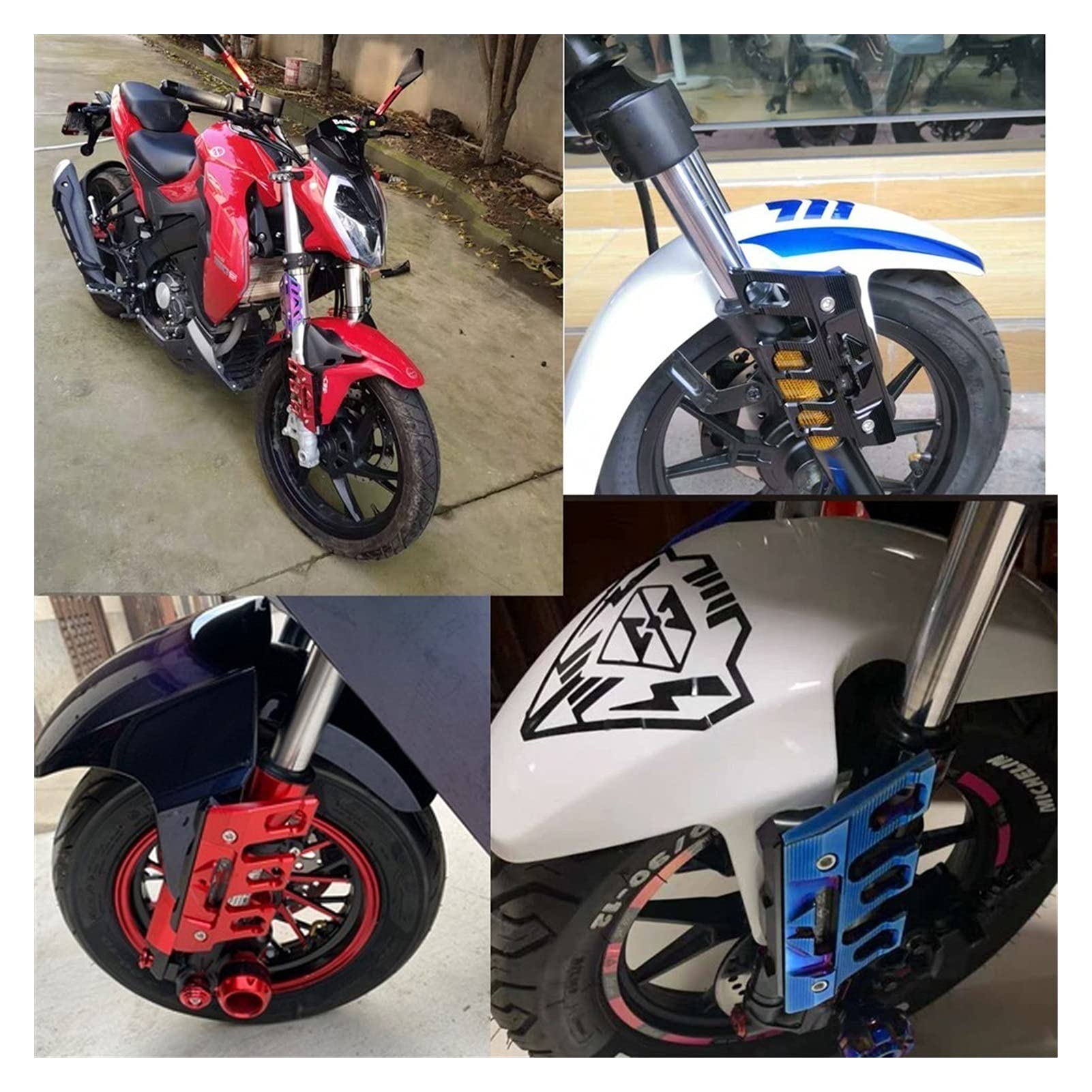 Premium Motorcycle Front Fork Protector & Fender Slider Guard for Honda CBR600RR (2004-2013) - Durable Mudguard Accessories for Road Protection & Style Enhancement | Perfect for Daily Commuting, Track Days & Long-Distance Riding
