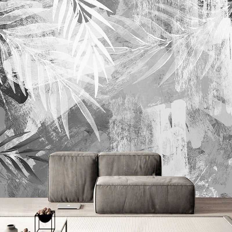 Premium Plant Wallpaper Mural - Nature-Inspired Home Decor for Living Room, Bedroom & Office | Easy Peel & Stick Wall Covering